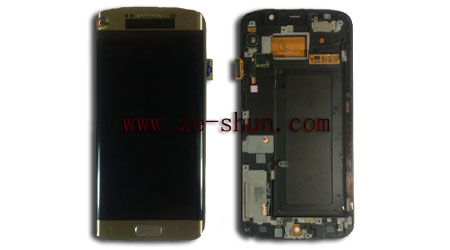 Samsung Galaxy S6 edge G925 LCD complete Golden
